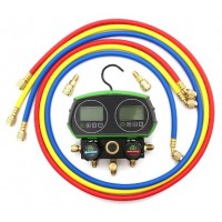 Манометричний колектор Super Stars ST-B268D комплект (R410A, 22, 407С, 404A, шланги 60", чемодан)