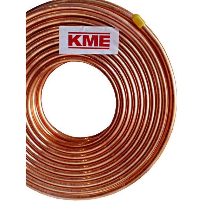 Труба мідна м`яка (R220) HAILIANG 5/8" x 0,89 мм x 50 м (ASTM B 280, EN 12735-1, Cu-DHP)