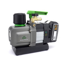 З літієвим акум.  ST-2BMC (70л/хв, 1/4HP, 2*10-1Па, 1/4"SAE, R32) Вакуумний насос 2 ст. з літієвим акум. Super Stars 