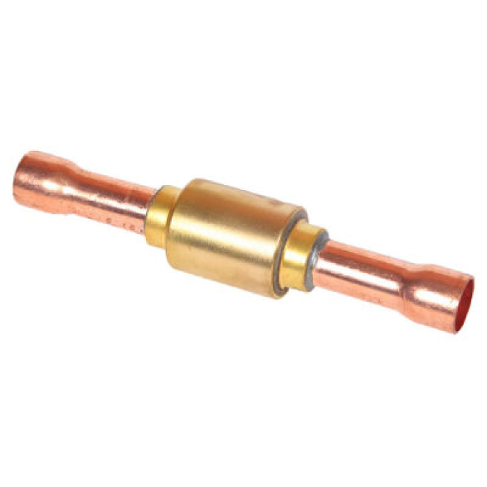 Зворотний клапан HONGSEN CV-12 ODF (1/2", пайка, прямий, 2,05м³/ч, 46 Бар)