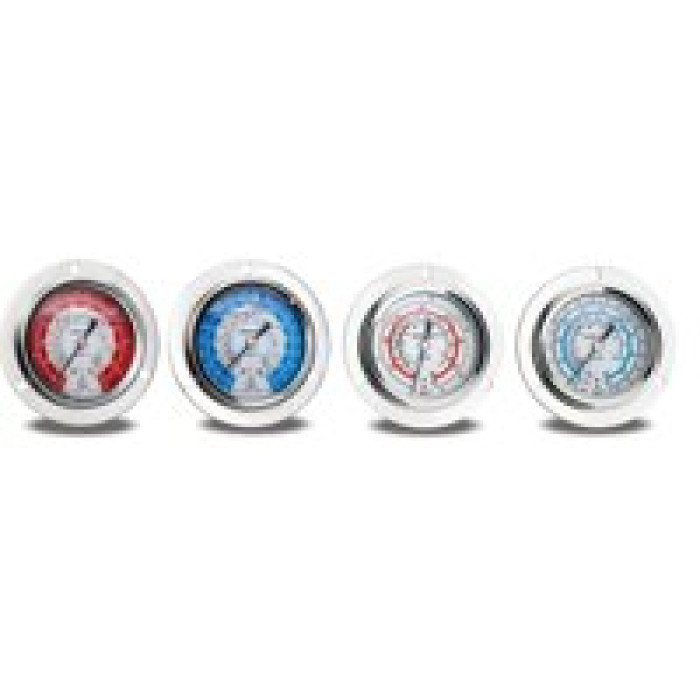 Манометр гліцериновий HONGSEN 128 H (R410a, psi, kg/cm², -40ºC - +120ºC)