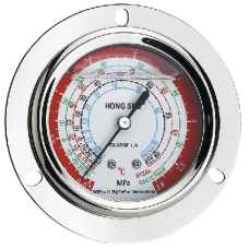 Манометр гліцериновий HONGSEN 191 H (R22, R134a, R404a, R407C, psi, kg/cm², -40ºC - +120ºC)