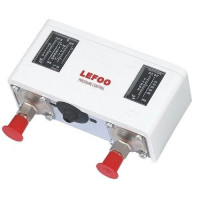 Реле тиску LEFOO LF5832 (LP/HP, auto, -0.2~7.5 bar/8~32 bar, 7/16-20UNF, 240VAC)