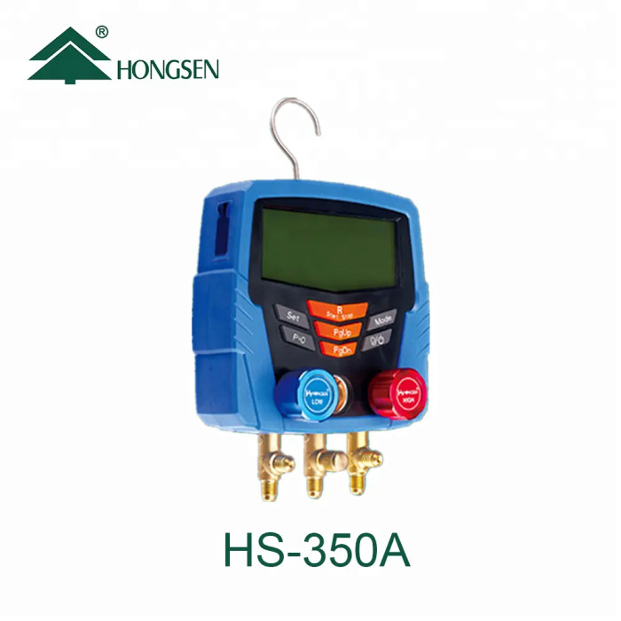 Манометричний цифровий колектор HONGSEN HS-350A комлект (всі фреони, -55ºС - +125ºС, 42 Бар)