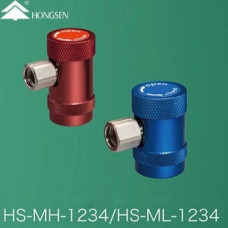 Муфта швидкознімна HONGSEN  HS-ML-1234 з блокуванням, з адаптером M12*1,5-1/4SAE (R1234yf)