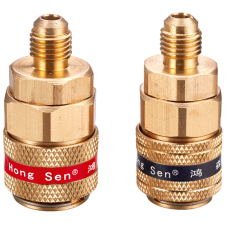 Муфти швидкознімні (HP&LP) HONGSEN HS-12B 1/4SAE комплект (R134a)