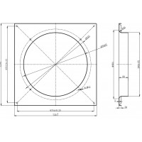 Дифузор для вентилятора діаметром ?550 мм в Києві і Україні.| MAER