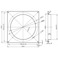 Дифузор для вентилятора діаметром ?630 мм в Києві і Україні.| MAER
